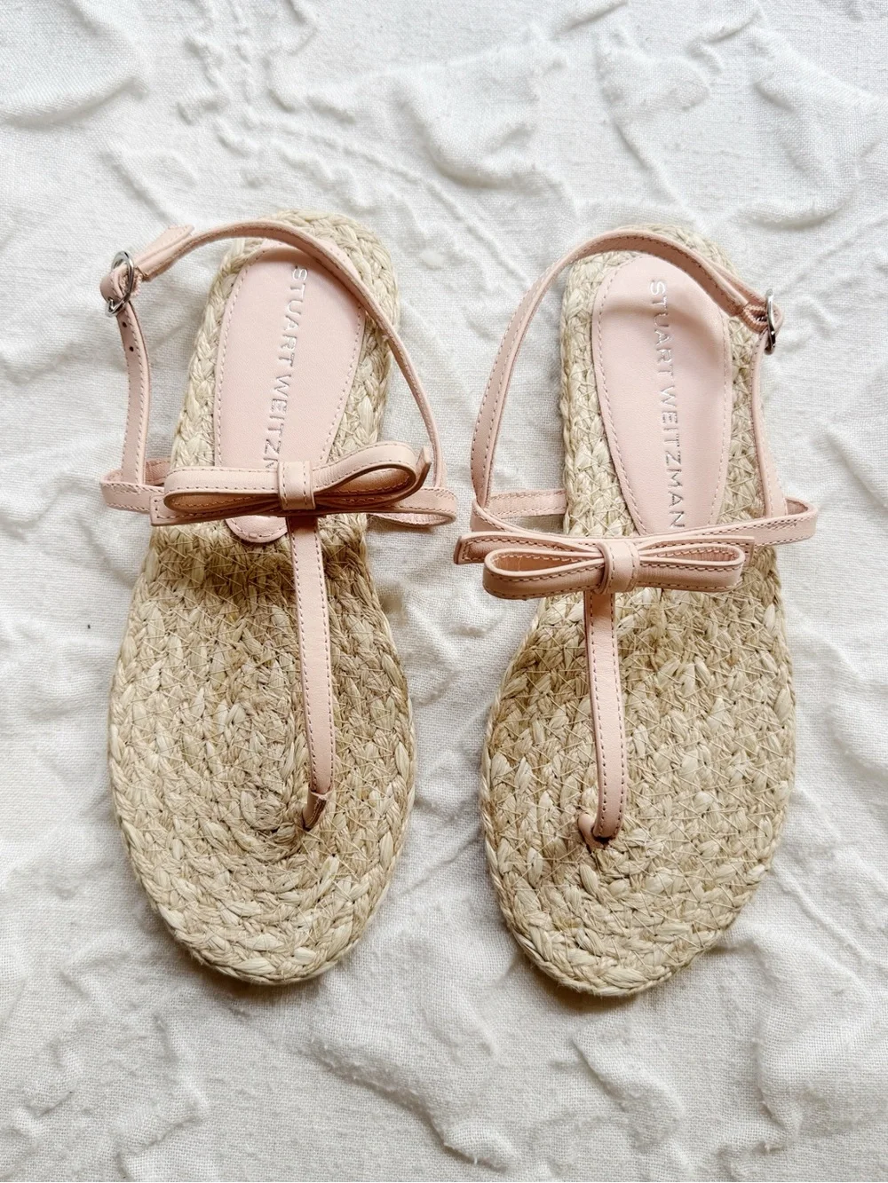Stuart Weitzman Felicity Slingback Espadrille Sandal Size 6.5